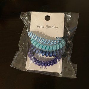 *NEW* Vera Bradley Pack of 4 Hair Elastics